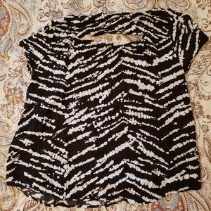 Zebra Print Top